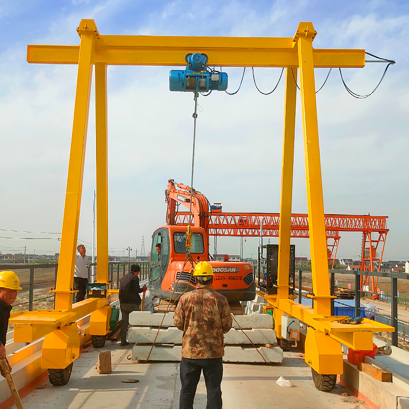 Single Girder Gantry Crane for Industry Lifting Equipment Workshop