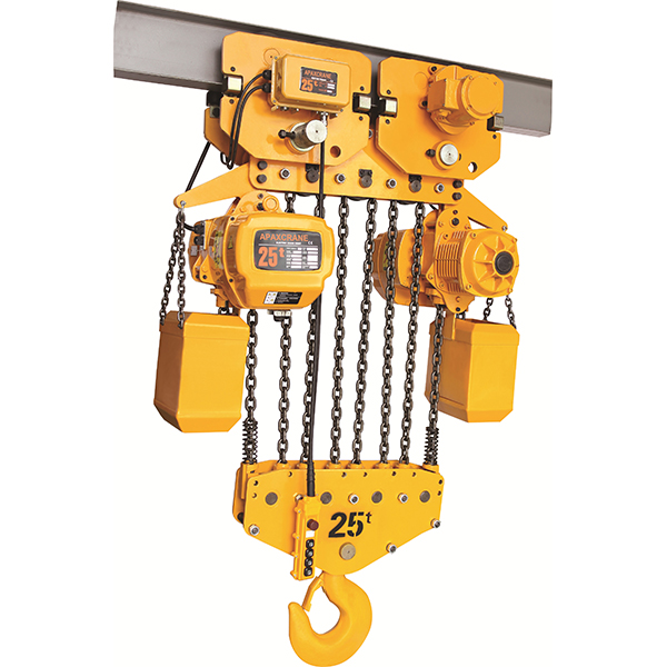 25T Electric chain hoist with trolley